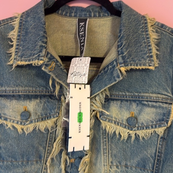 Free people KSENIA SCHNAIDER
MONSTER JACKET WITH RUST WASH - DENIM JACKET large - Picture 6 of 8